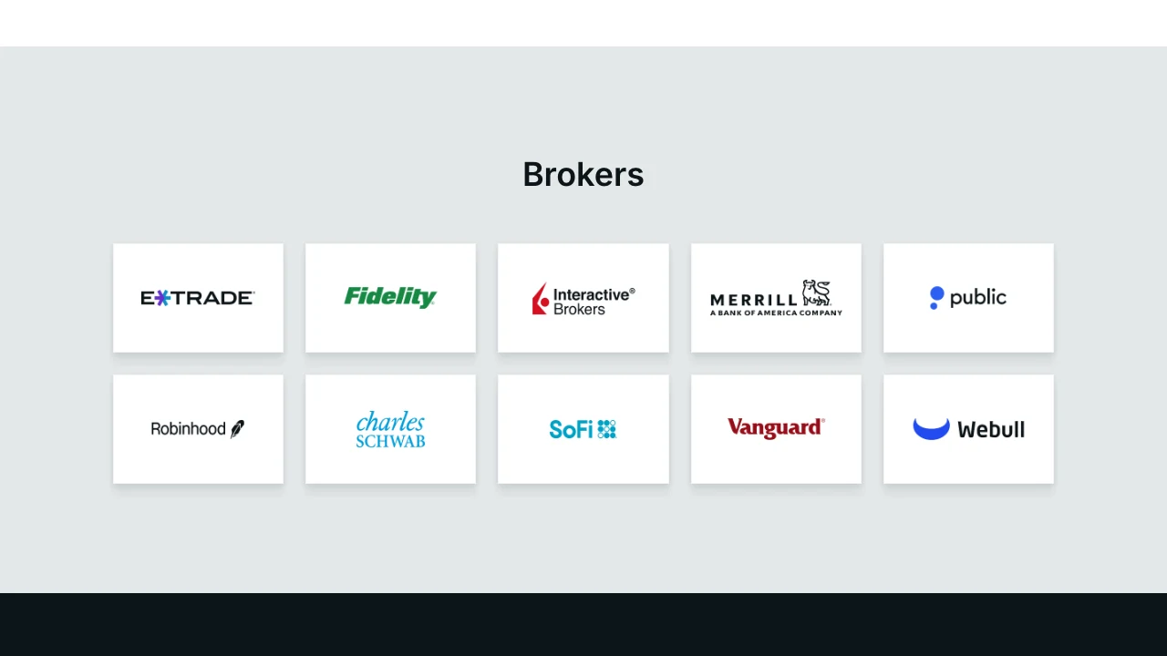 Captured Leverage Shares How to Invest broker grid with brokerage logos