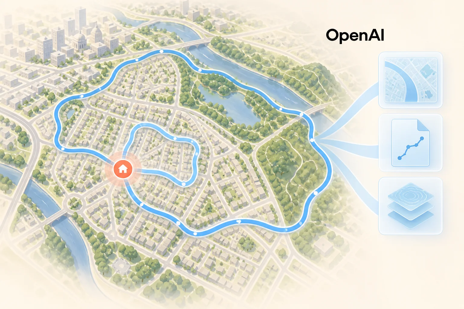 GPT-6 Astra Builds 5K and 10K Routes From an Address