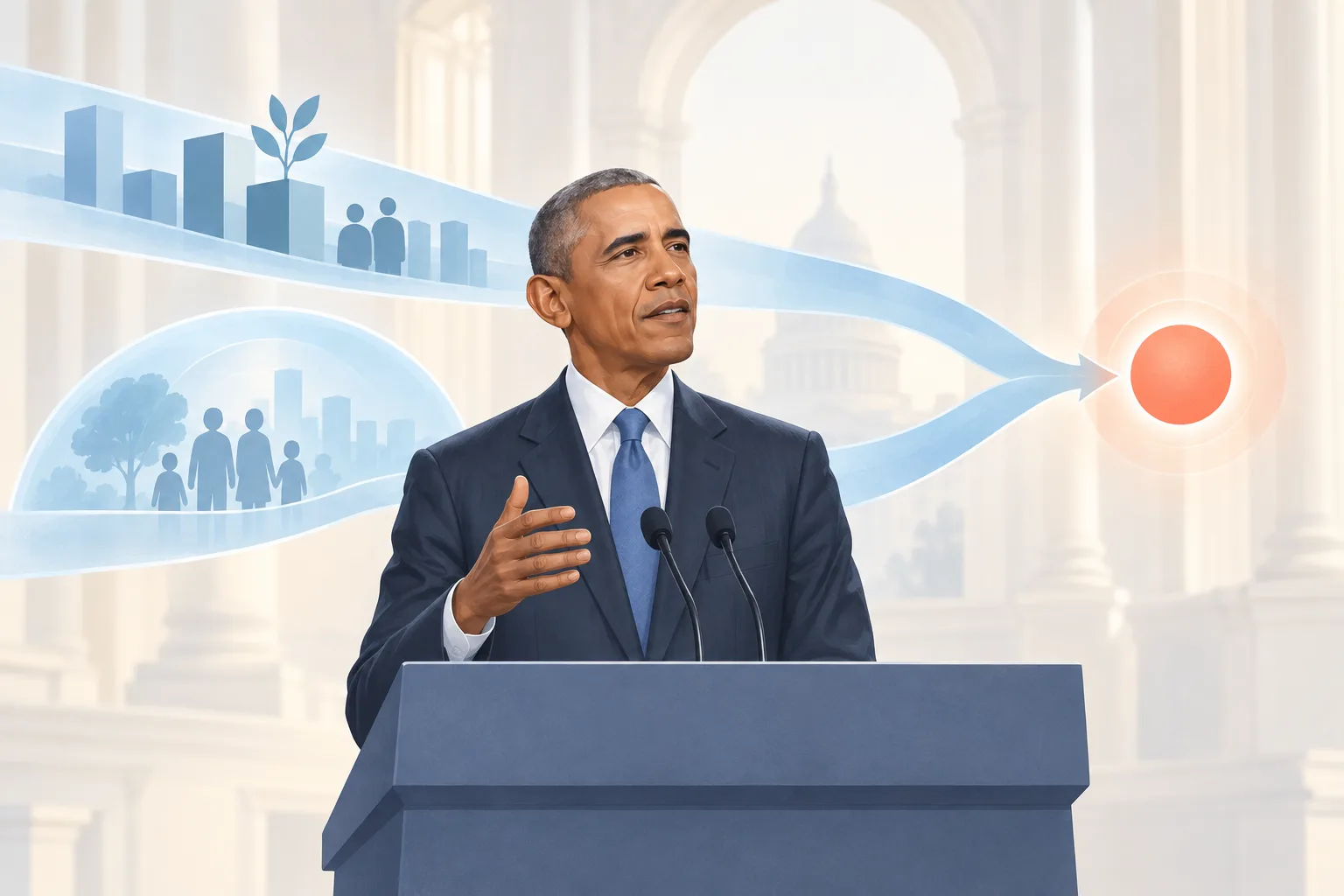 Obama urges Democrats to prioritize AI policy