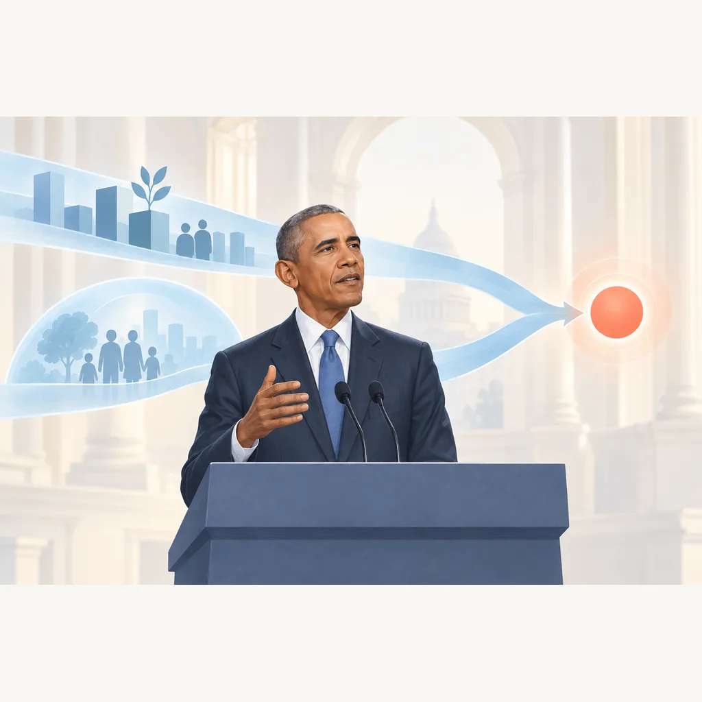 Obama urges Democrats to prioritize AI policy
